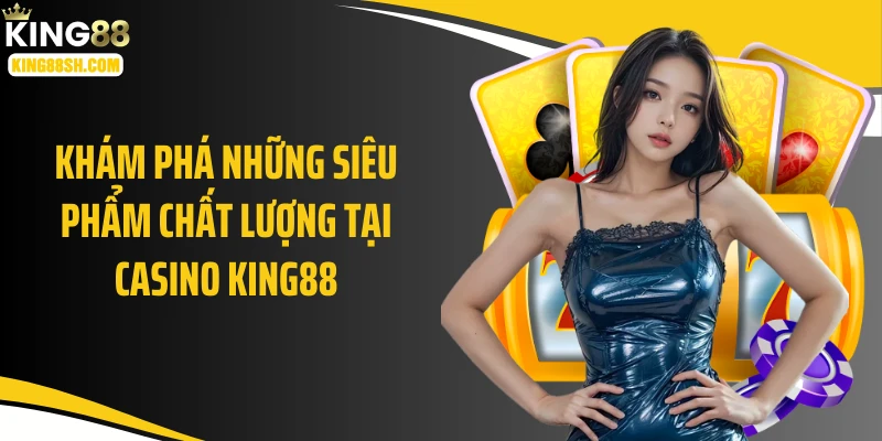 Khám phá những siêu phẩm chất lượng tại casino KING88
