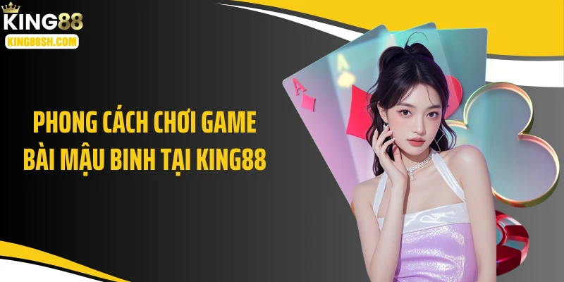 Phong cách chơi game bài mậu binh tại KING88